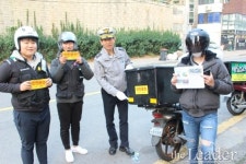 일산서부경찰서, 인도주행‧ 번호판 미착용 등 이륜차 법규위반  집중단속 홍보