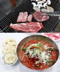 속초맛집 소야촌 한우·표고버섯·관자 한우삼합과 비법육수로 만든 육회물회 인기