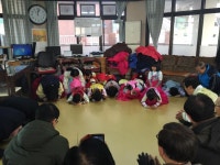 경로당 할아버지·할머니들께 합동 세배 드리며 새해맞이