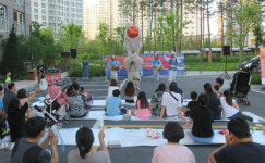 아파트서 전통 연희 공연으로 눈과 귀 사로잡아