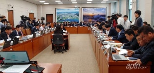 국정감사 열리는 국회 안 모습들