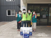 산본주몽1단지, 아파트 부녀회원 등 힘 모아 취약계층에 후원물품 전달