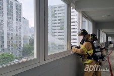 내서119안전센터, 아파트 내 화재 대비 소방훈련 실시