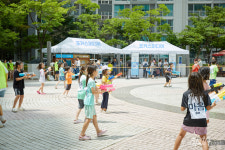 종암SK아파트 단지 내에서 물총 축제 열려