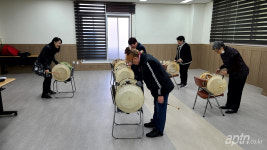 양산대석휴먼시아, 사할린 한인 대상 전통악기 수업 진행