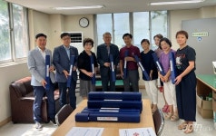 인천재향군인회, 서창서해그랑블에 태극기 전달