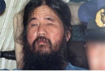 옴진리교 교주 사형 집행..日 지하철 사린가스 테러주범 '아사하라' 23년만에