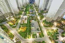 한 폭의 산수화가 아파트에 담겼네..래미안 장전 조경문화대상 1위