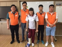 수년간 장애 소녀 보살핌..  김해시,  내외동청년회원들 훈훈한 선행