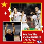 베트남, 인도네시아 꺾고 SEA게임축구 금메달..박항서 감독, 퇴장불사한 항의