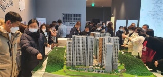 충남 금산지역 첫 e편한세상 아파트..견본주택 3일간 1만2000명 다녀가