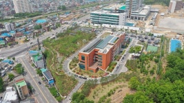 경기도교육청북부청사 숲 조성 공사 완료