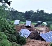 태양광 발전시설 토사 유출 추가 피해 예방 시급..무분별한 설치로 주민 안전 위협