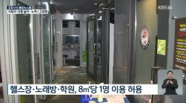 스크린골프·당구장·노래방 등 영업제한 및 금지 완화, 핵심은 8제곱미터