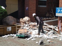 광주 치평초 외벽 보수공사 광주시 학교지원단 감독 논란