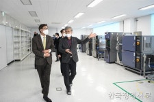 박형준 부산시장, 파워반도체 상용화센터 방문 파워반도체 사업 추진현황 점검