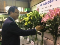 유희태 완주군수 당선인, 백합 수출유망품종 발굴 현장평가회 참석