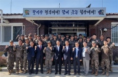 광양상공회의소 회장단, 육군 제7391부대 방문..지역방위 수호 등 헌신 장병 격려