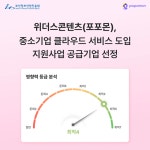 위더스콘텐츠(포포몬), 중소기업 클라우드 서비스 도입 지원사업 공급기업 선정