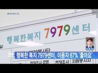 행복한 복지 7979센터, 이용자 87% \좋아요\