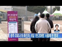 광주 코로나19 확진자, 6일 1천 209명 ´사흘째 천 명대´