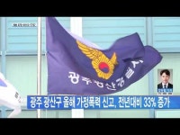 광주 광산구 올해 가정폭력 신고, 전년대비 33% 증가