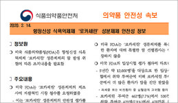 식욕억제 향정약 2품목, 암 발생 위험 증가