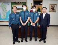 장흥군의회 유상호 의장, 추석맞이 의무경찰 위문 방문