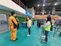 (주)정진홈푸드 장흥소방서점 | 문병운 장흥소방서장, 코로나19예방접종센터 방문 격려