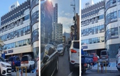 구미차병원 앞, 상습불법주정차구역 해법 없나