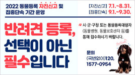 반려견 등록은 선택 아닌 필수