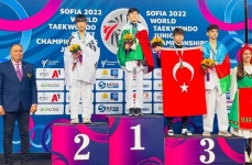 구미상모중학교 김민규 선수, 세계태권도대회 은메달 획득