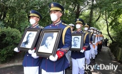 후손없는 광복군 유해 17위, 77년 만에 국립묘지로 이장