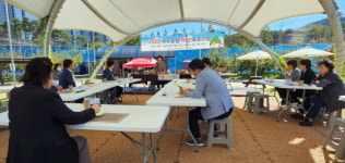 수원시의회, 도심형 과수공원 현장 방문