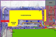 거제제일고 정문 진출입로 개선공사-1 | 부산항만공사, 연안여객터미널 진출입로 변경·내부도로 개선