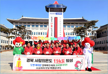 경북 희망2023 나눔 캠페인, 사랑의 온도 114도 달성