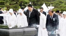 5.18 기념식에 참석한 윤대통령