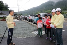 김성 장흥군수, 장마철 대비 재해위험현장 의회와 합동점검