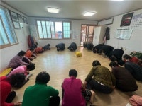 회진면 공무원·사회단체장, 설 맞아 경로당 돌며 합동 세배