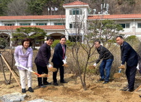 경상북도환경연수원 ‘자매·산수나무’ 식수