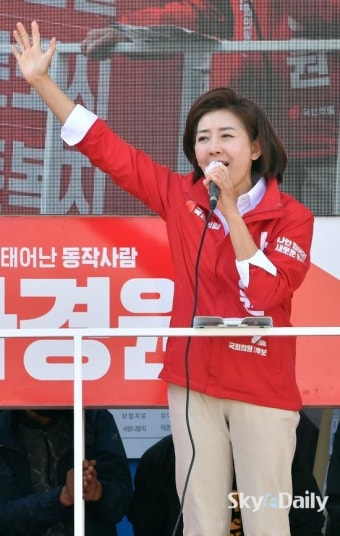 장진영·나경원 지지 호소하는 한동훈 위원장