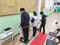 부천체력인증센터 시온고등학교 학생건강체력평가 출장