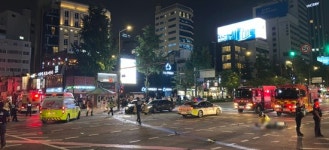 서울시청역 교차로 역주행車 돌진