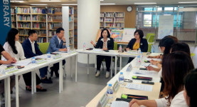 정윤경 경기도의회 부의장, 당정초교 현안 사업 간담회 참석