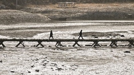 고즈넉한 정선 아우라지 섶다리, 겨울 여행 필수코스로 부상