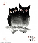 수묵화로 그린 고양이는..박황재형 개인전 체로금풍