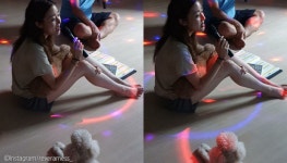 강소라, 흥겨운 가족노래방 오픈..관객은 댕댕이 둘