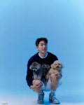 남주혁, 반려견 곱순이, 가을이와 함께한 화보 촬영 현장 공개