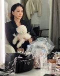 김혜은, 반려견 데이지와 미용실도 함께..똑 닮은 눈망울