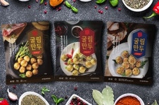 프리미엄 만두보감 굴림만두3종 한끼 식사로 충분